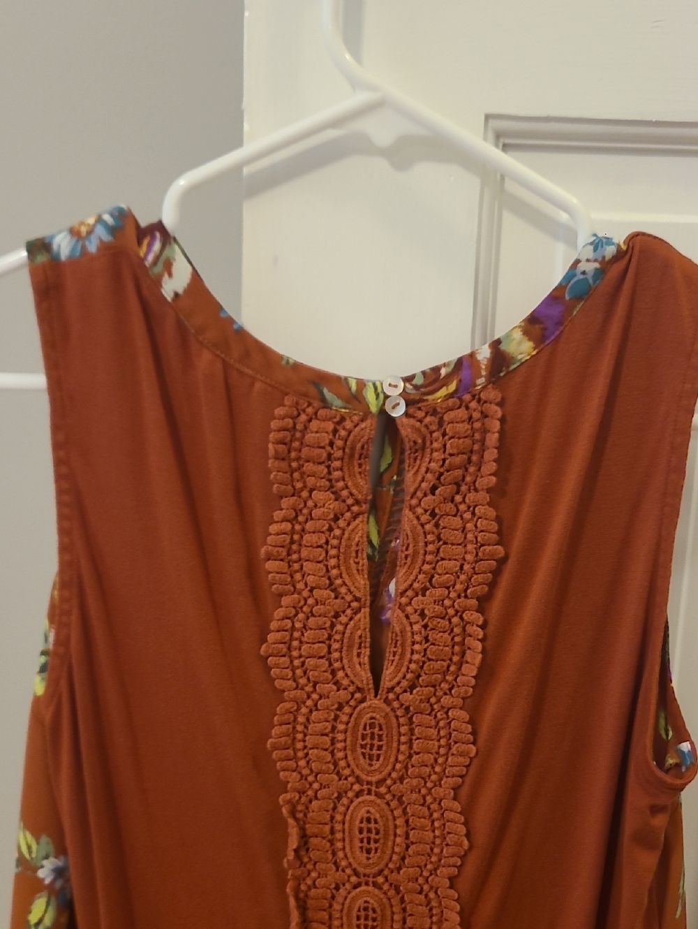 Daniel Rainn Quin Keyhole Crochet Blouse (Size Small) - Picture 9 of 10